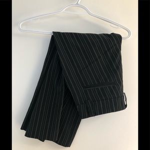 3/4 length Striped Dress Pants